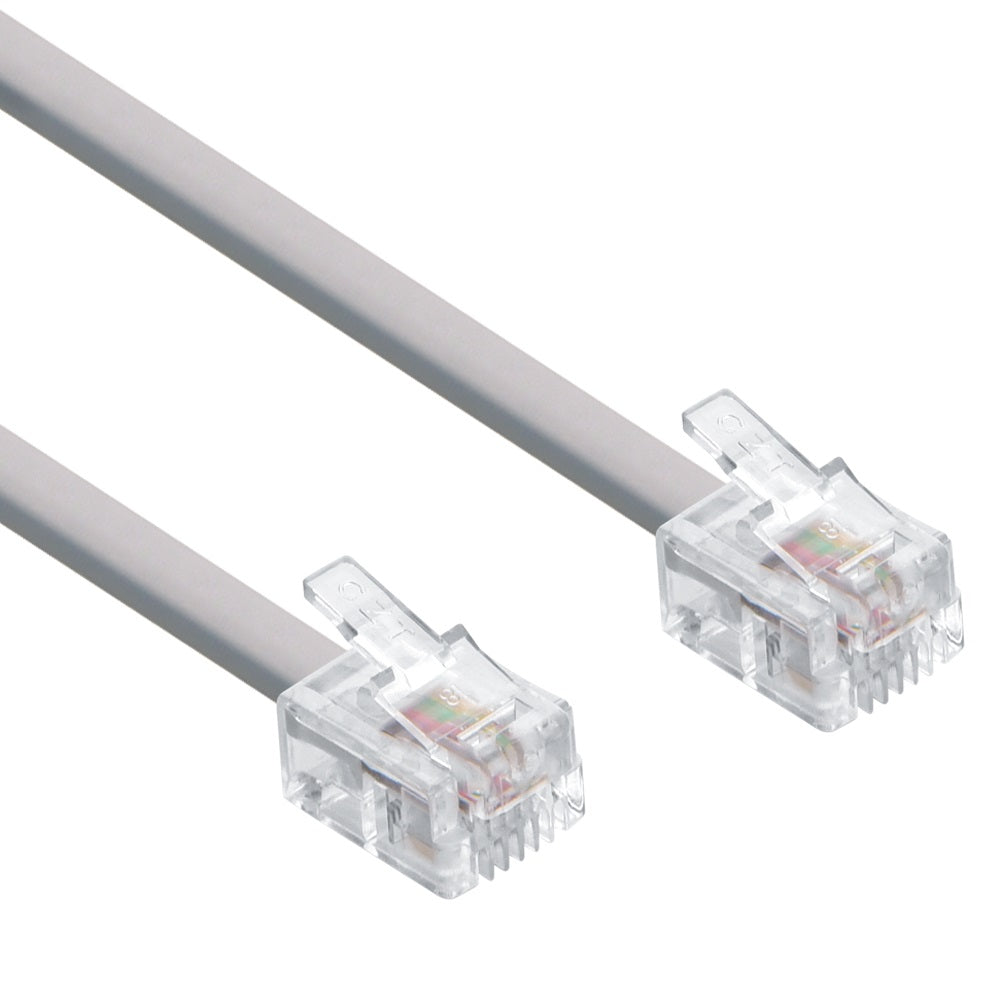 RJ11 (4C) Modular Telephone Cable Straight RJ11 (4C) Modular Telephone Cable Straight
